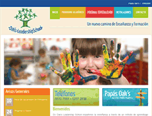 Tablet Screenshot of oaksleadershipschool.com